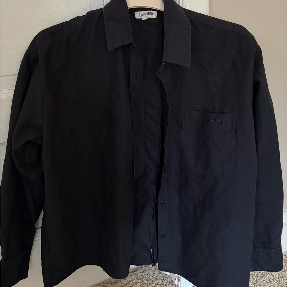 Breezy Shirt Black Djerf Avenue